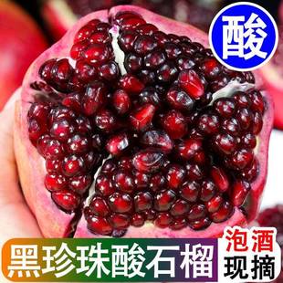 四川黑珍珠软籽酸石榴泡酒现摘孕妇水果当季 新鲜攀枝花突尼斯软籽