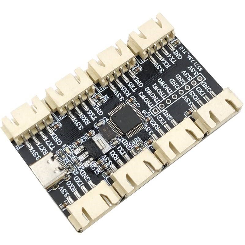 USB转TTL CH34n8 多路8路串口扩展模块模块 USB转8路U串口 485