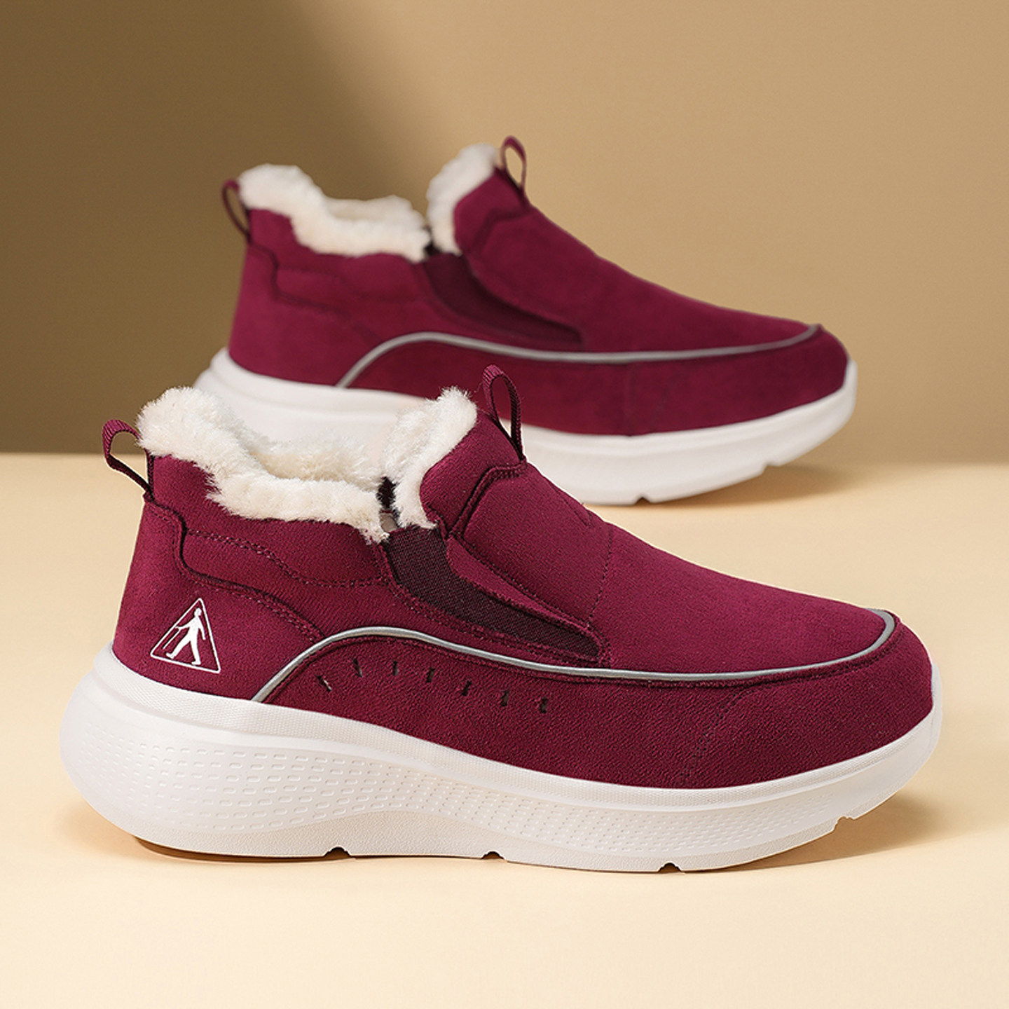 足力健老人鞋冬季保暖鞋加绒加厚一脚蹬女鞋2025新款冬老年人棉鞋,女鞋,棉鞋,淘宝优惠券,粉丝福利购,淘宝优惠卷