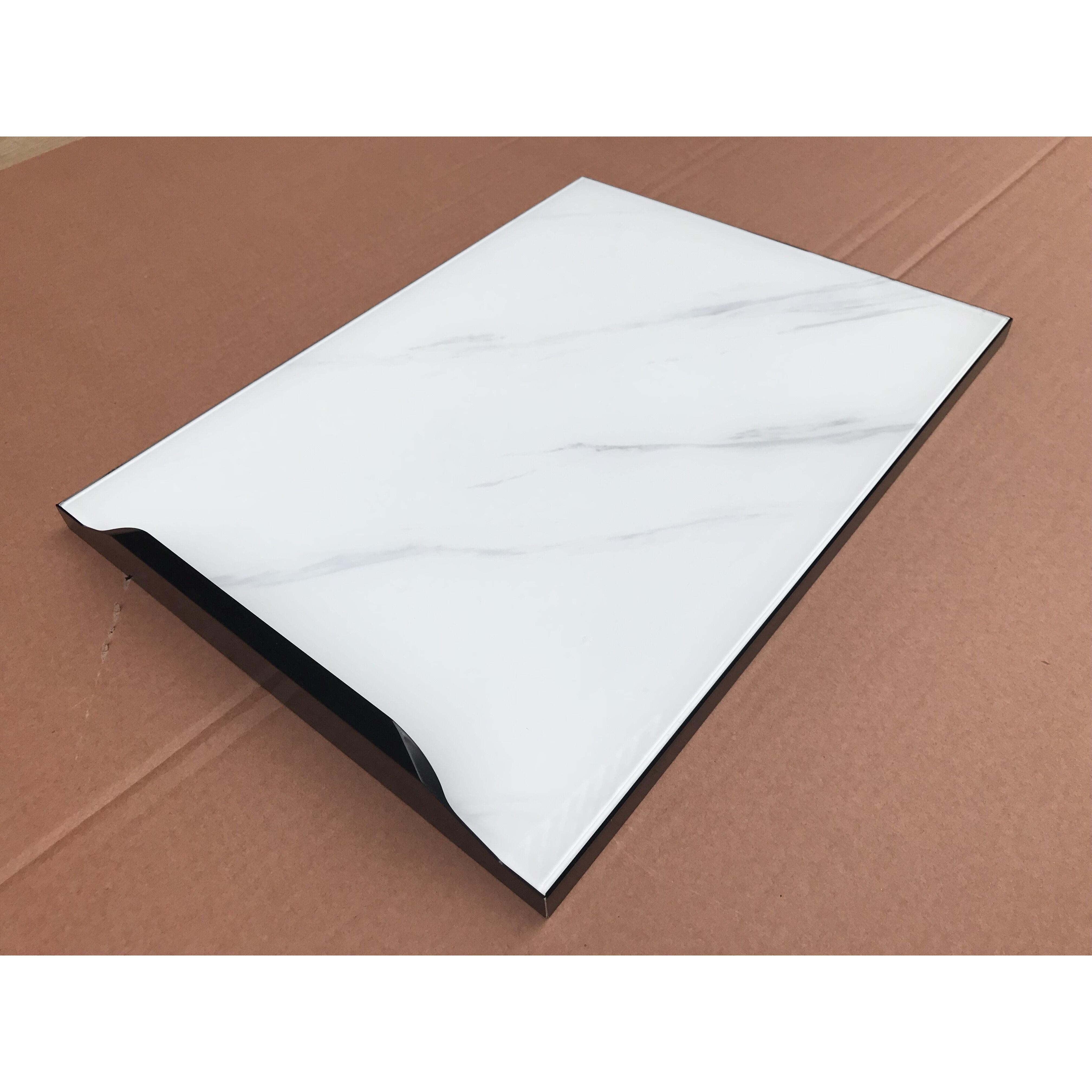 橱柜门定做 定做晶钢门 3c钢化玻璃 金刚门 定制厨房隐形框橱柜门