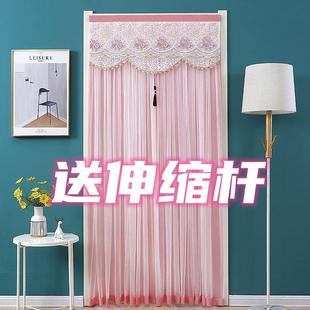 饰防蚊卧室厨房客厅卫生间加厚遮光家用布艺门帘四季 门帘隔断帘装