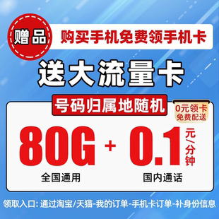 【赠品】29元/月 中国移动大流量卡手机卡电话卡-手机