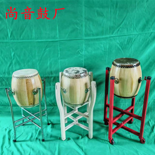牛皮高音战鼓6.5寸戏曲剧场京剧椿木手工原木牛皮鼓白茬堂鼓法鼓