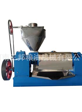 ZX130型螺旋螺旋榨油350-400公斤沈丘老款榨油机不锈钢料斗
