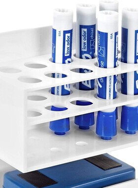 亚克力pmma壁挂式笔标记白色插槽板擦教具教室支架盒子