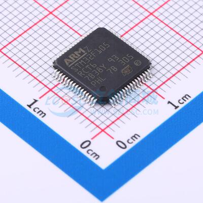 单片机(MCU/MPU/SOC) STM32F105RCT6TR LQFP-64(10x10) 原装正品