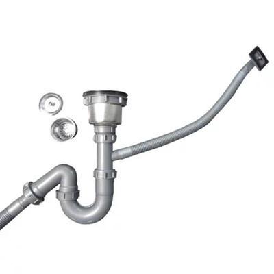 PJ-971菜盆下水器不锈钢厨房水槽下水配件下水管洗菜洗脸盆下水管