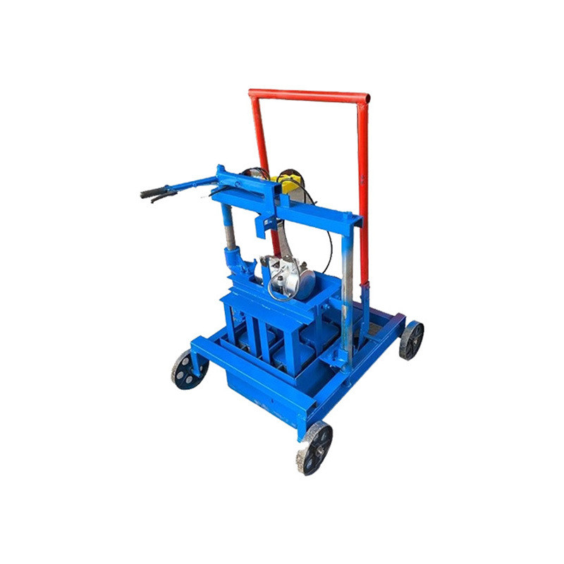 直推式混凝土水泥制砖机家用免烧制砖机移动小型水泥空心砖制砖机