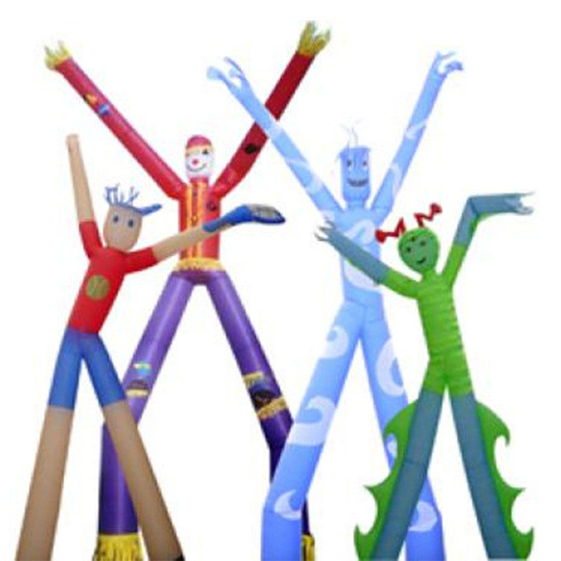 空中舞星跳舞招手卡通气模人双腿拱门小丑广告6米摇摆空中飞人