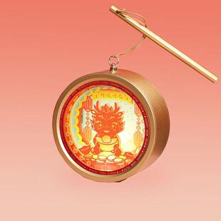 纸雕灯笼新年款圆灯笼春节元宵节灯会佳品春节礼品灯笼手提儿童