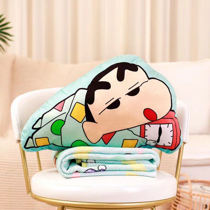 批发可爱卡通小新抱枕休闲毯二合一两用车载空调毯午睡靠垫毛毯,床上用品,休闲毯/毛毯/绒毯,淘宝优惠券,粉丝福利购,淘宝优惠卷