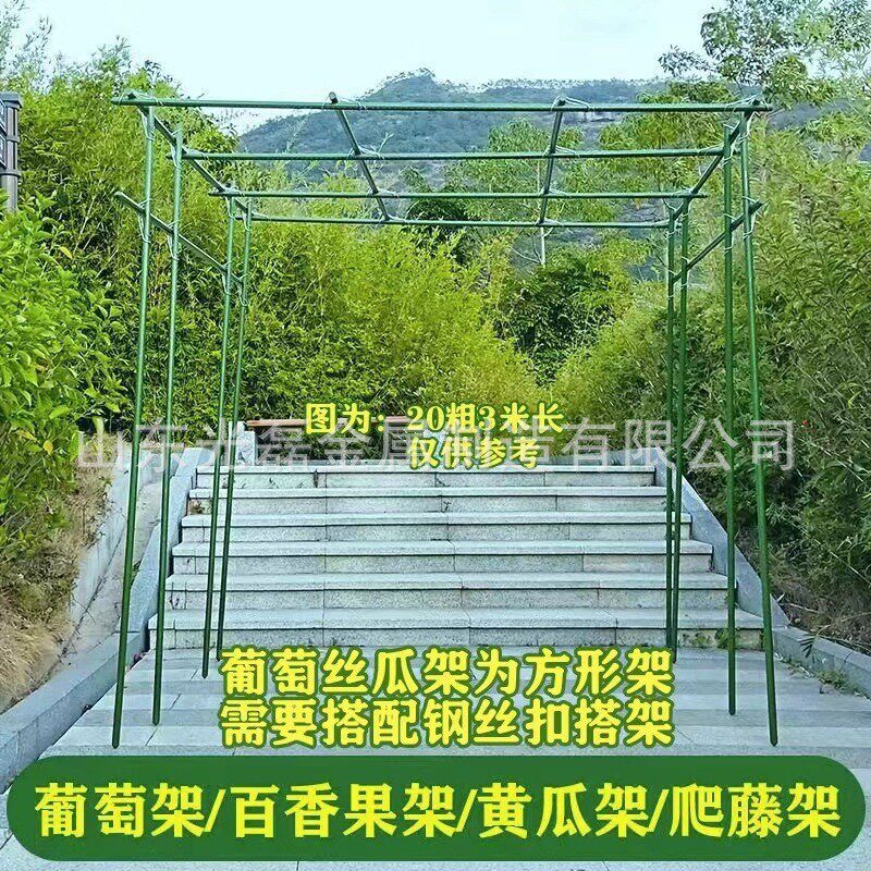 支架黄瓜葡萄架杆花架爬藤架架子园艺支撑杆花卉种菜庭院番茄豆角