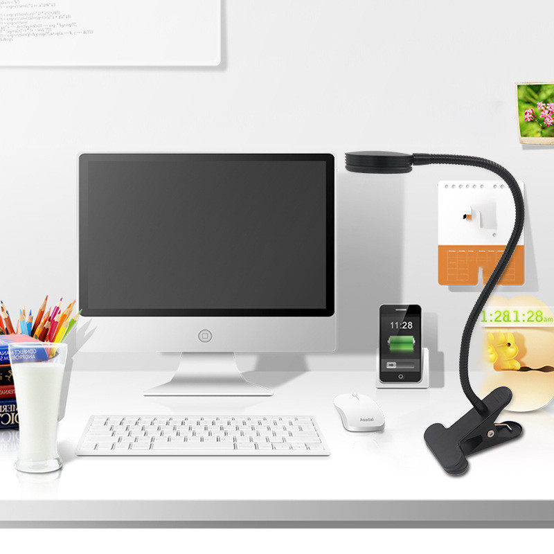 夹子led台灯型阅读卧室宿舍学习小夜灯床头圆寝室护眼led台灯,家装灯饰光源,护眼吸顶灯,淘宝优惠券,粉丝福利购,淘宝优惠卷