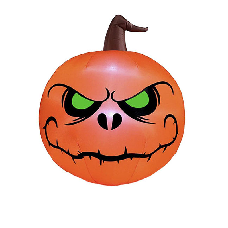 万圣节南瓜铃室内外庭院派对装饰内置led灯发光充气气模