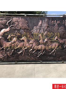 大型浮雕壁画酒店铜浮雕背景墙优质紫铜锻铜浮雕厂家各种浮雕