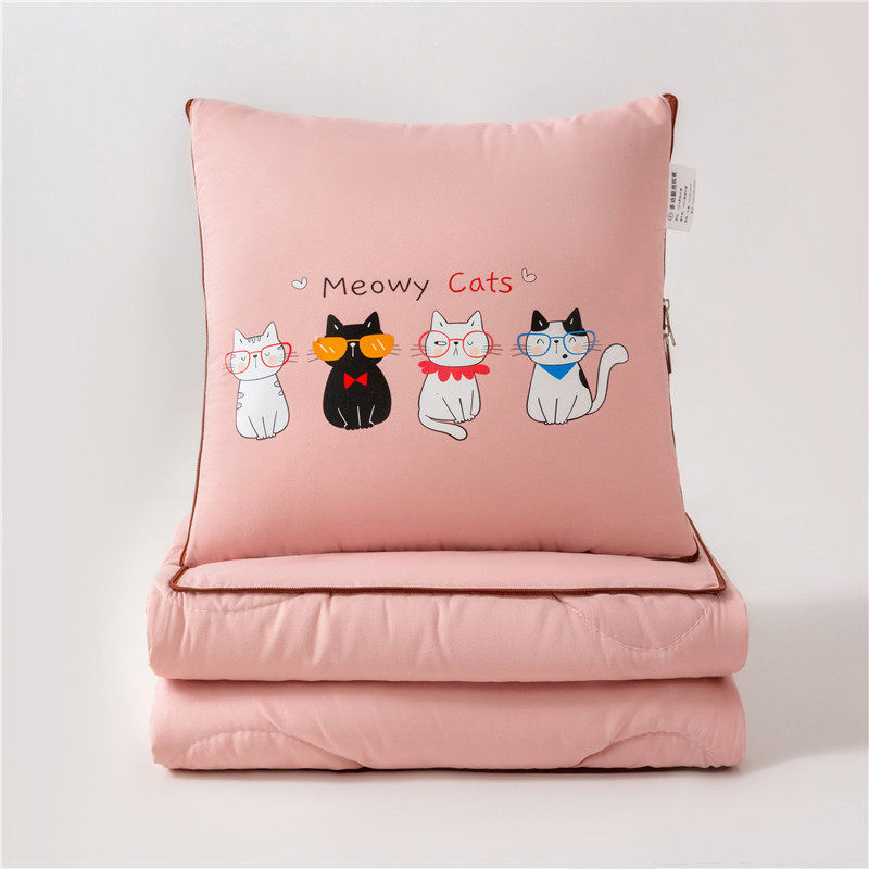 汽车抱枕被子两用卡通客厅沙发靠垫可爱宿舍办公室午休空调毯四季,居家布艺,抱枕被,淘宝优惠券,粉丝福利购,淘宝优惠卷