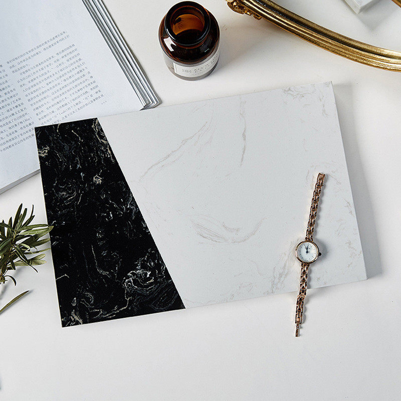 北欧天然大理石托盘创意轻奢装饰家居托盘摆件长方形卫浴饰品收纳,家居饰品,香薰托盘,淘宝优惠券,粉丝福利购,淘宝优惠卷