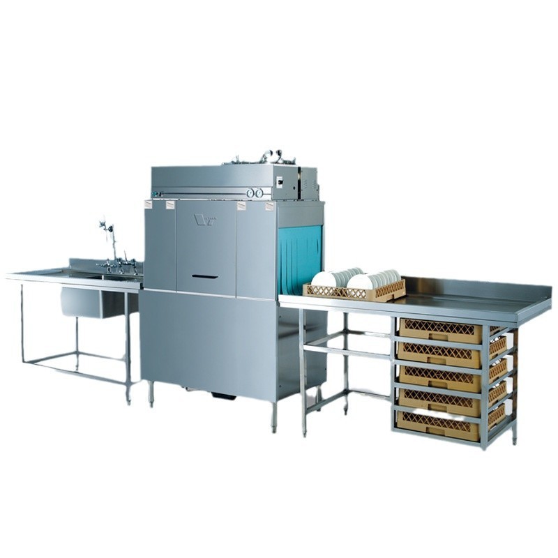 威顺学校酒店商用流水线通道式洗碗机餐厅大型单杠自动洗碗机