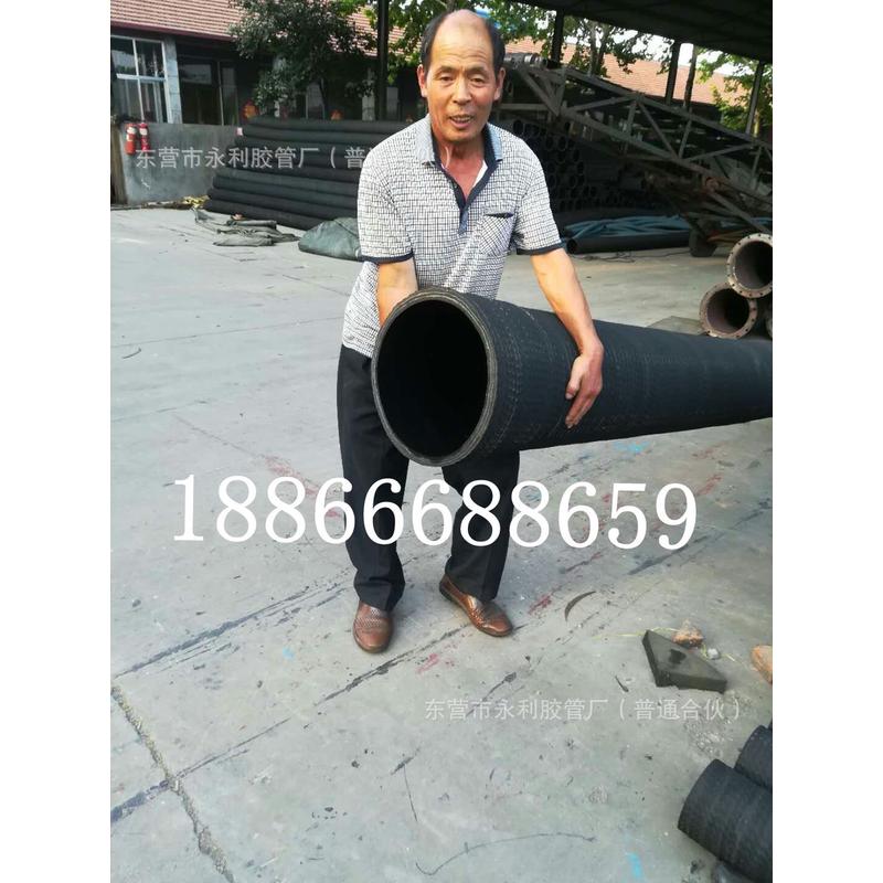 输送物料颗粒吸橡胶管耐磨排海水钢丝胶管黑色耐磨橡胶钢丝管
