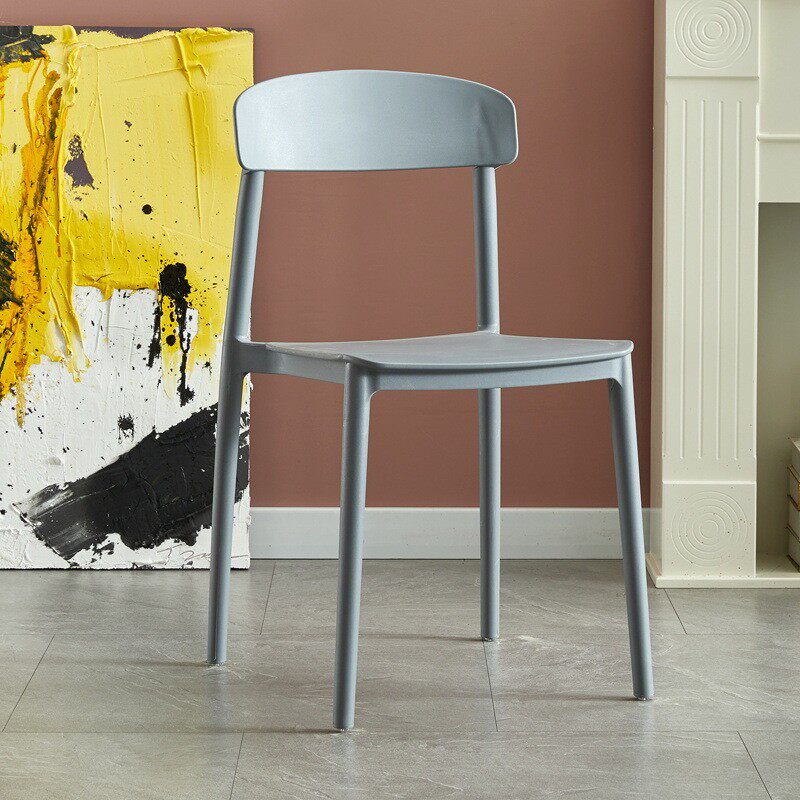 北欧餐椅时尚简约塑料休闲靠背椅子简易会议培训椅前台洽谈椅批发
