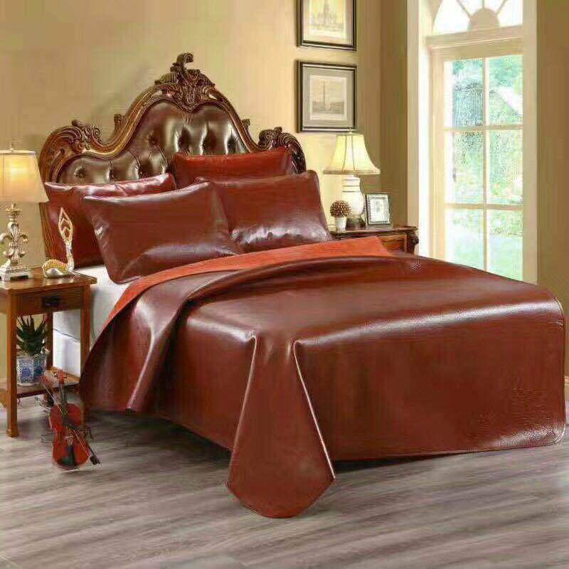 礼品加厚头层牛皮整张凉席1.5米水牛皮席1.8m软席床垫硬席