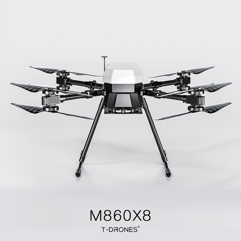 MX860 X8 T-drones 8KG飞行平台 多旋翼 8轴共桨折叠防水无人机