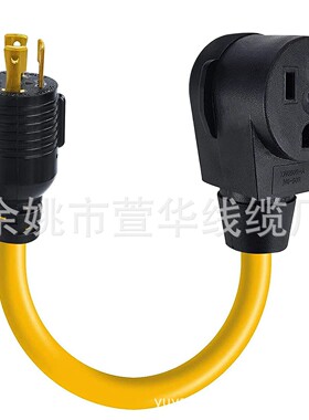 现货美规l14-30pto6-50r适配器插头线发电机电源适配器焊机到线