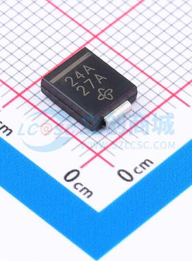TVS/ESD管 1.5SMC24A-E3/57T SMC(DO-214AB) 20.5V 45.2A 原装正