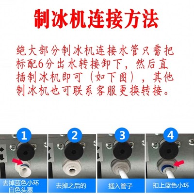 惠康艾士奇广绅商用制冰机过滤器配件滤芯奶茶店KTV网咖净水器