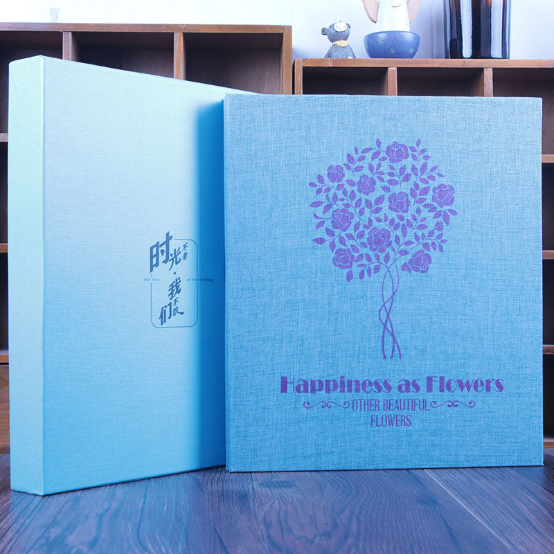 4txn批发宝宝成长记录册纪念影集diy手工儿童大容量家庭版相册本