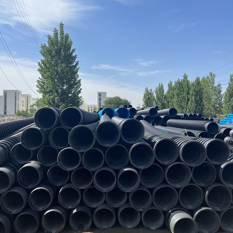 厂家hdpe克拉管聚乙烯缠绕结构壁b克拉排污管hdpe型管管塑料管