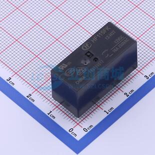 功率继电器 HF115FK/12-H3T DIP,12.7x29mm 6 12V 电子元器件配单