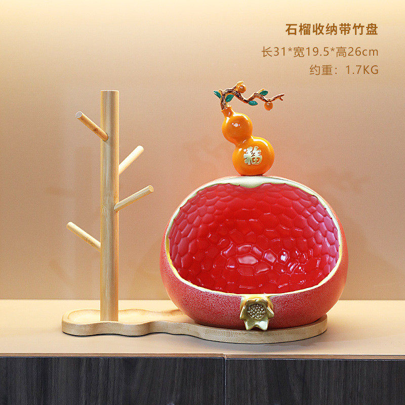 入户玄关放钥匙收纳摆件架子桌面中式乔迁新居礼品门口鞋柜葫芦进,鲜花速递/花卉仿真/绿植园艺,造型盆景,淘宝优惠券,粉丝福利购,淘宝优惠卷