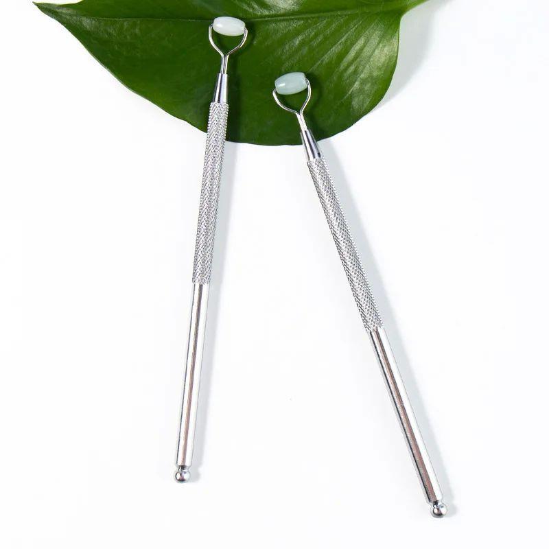 Eye Anti Wrinkle Natural Jade Roller Guasha Skin Scraper Fac