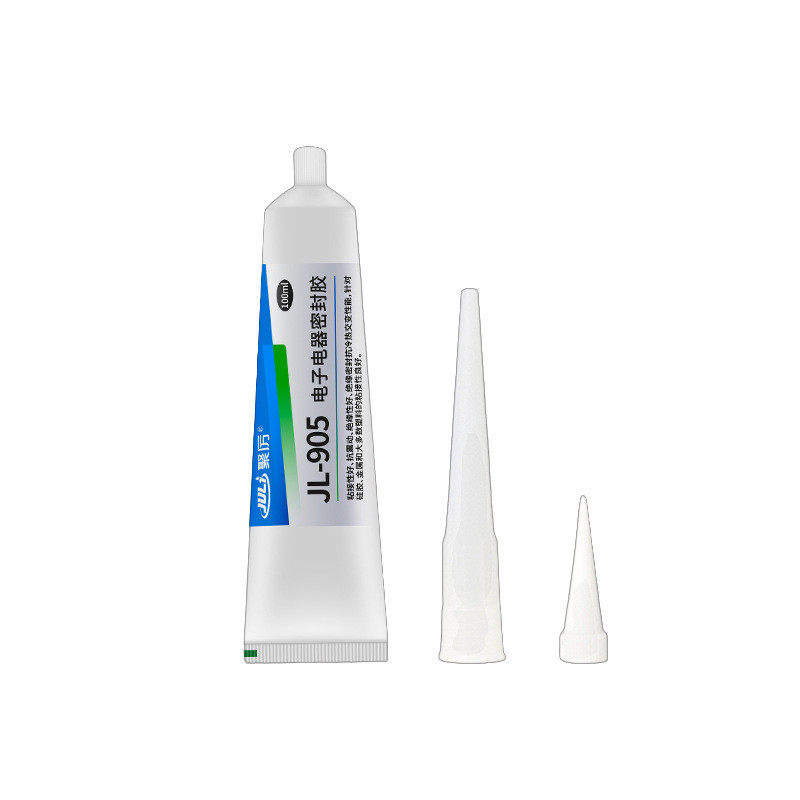 jl-905电子绝缘电子元件耐高温防水密封胶半透明硅胶密封胶厂家