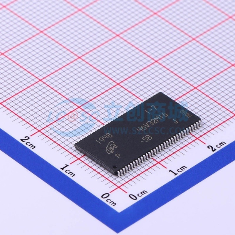 DDR SDRAM MT46V32M16P-5B:J TSOP-66 micron(镁光) 电子元件配单