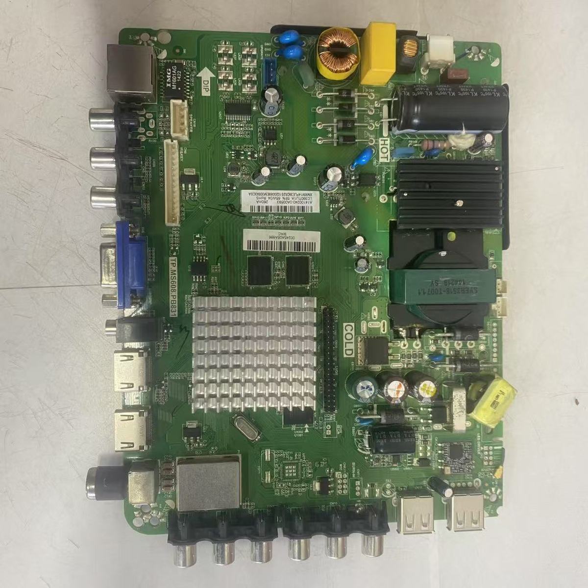 原装惠科HKC三合一电视主板TP.MS608.PB831配屏LC390TU1A1