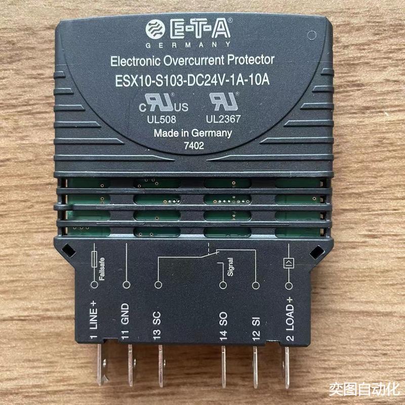 供应德国ETA断路器ESX10-S103-DC24V-1A-10A