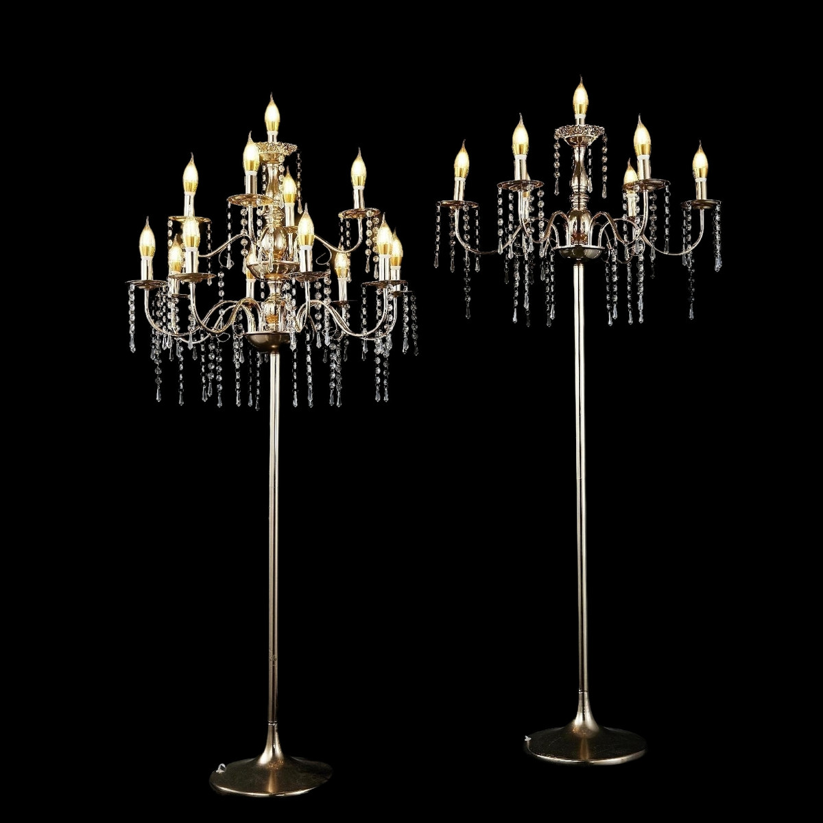 圣诞烛台欧美现代简约结订婚宴庆道具装饰铁艺路引万圣节布置