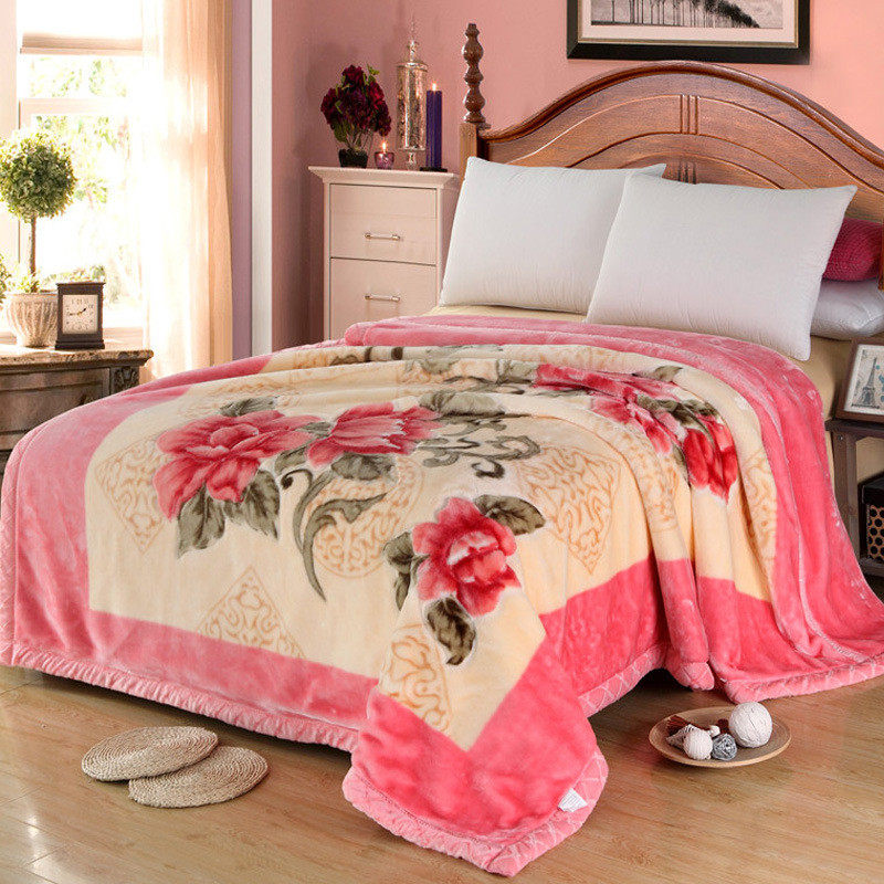 直供厂家单双层超柔加厚保暖单双人毯子卡通拉舍尔儿童学生毛毯