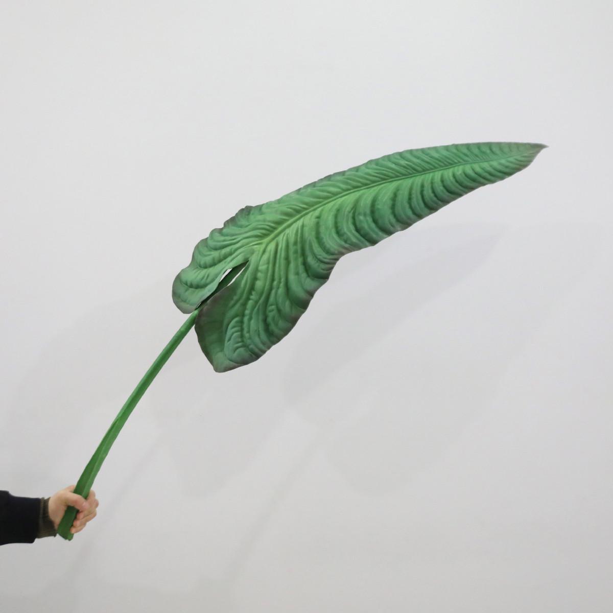 仿真树叶大号PU喜利叶室内景观绿植叶片大叶片装饰花摄影道具