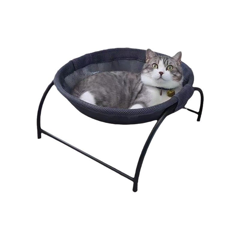 宠物床离地防潮狗床吊篮猫窝吊床拱形架子四季通用可拆洗宠物窝