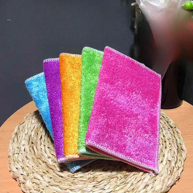 qh竹纤维洗碗布不沾油不掉毛加厚洗碗巾厨房抹布吸水擦桌布刷碗布,家庭/个人清洁工具,抹布,淘宝优惠券,粉丝福利购,淘宝优惠卷