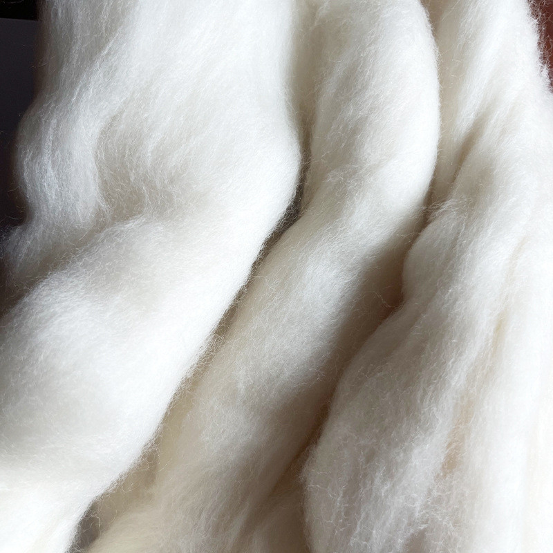 毛纺原料羊毛羊绒羊毛80/90支澳毛条 批发精短毛