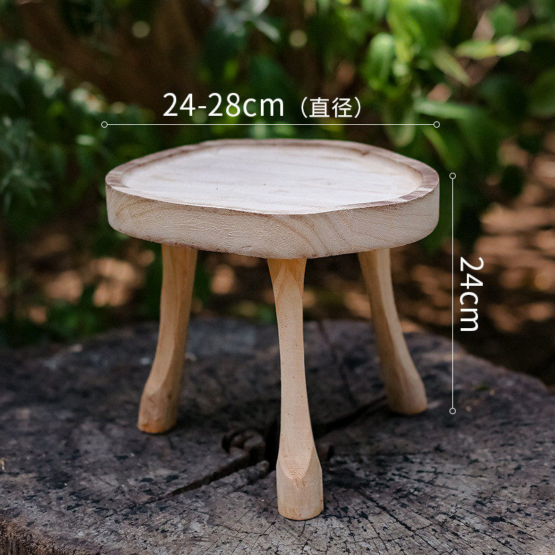 实木复古矮凳板凳装饰置物盆景摆设阳台庭院花盆托架底托新品,住宅家具,花架/花几,淘宝优惠券,粉丝福利购,淘宝优惠卷