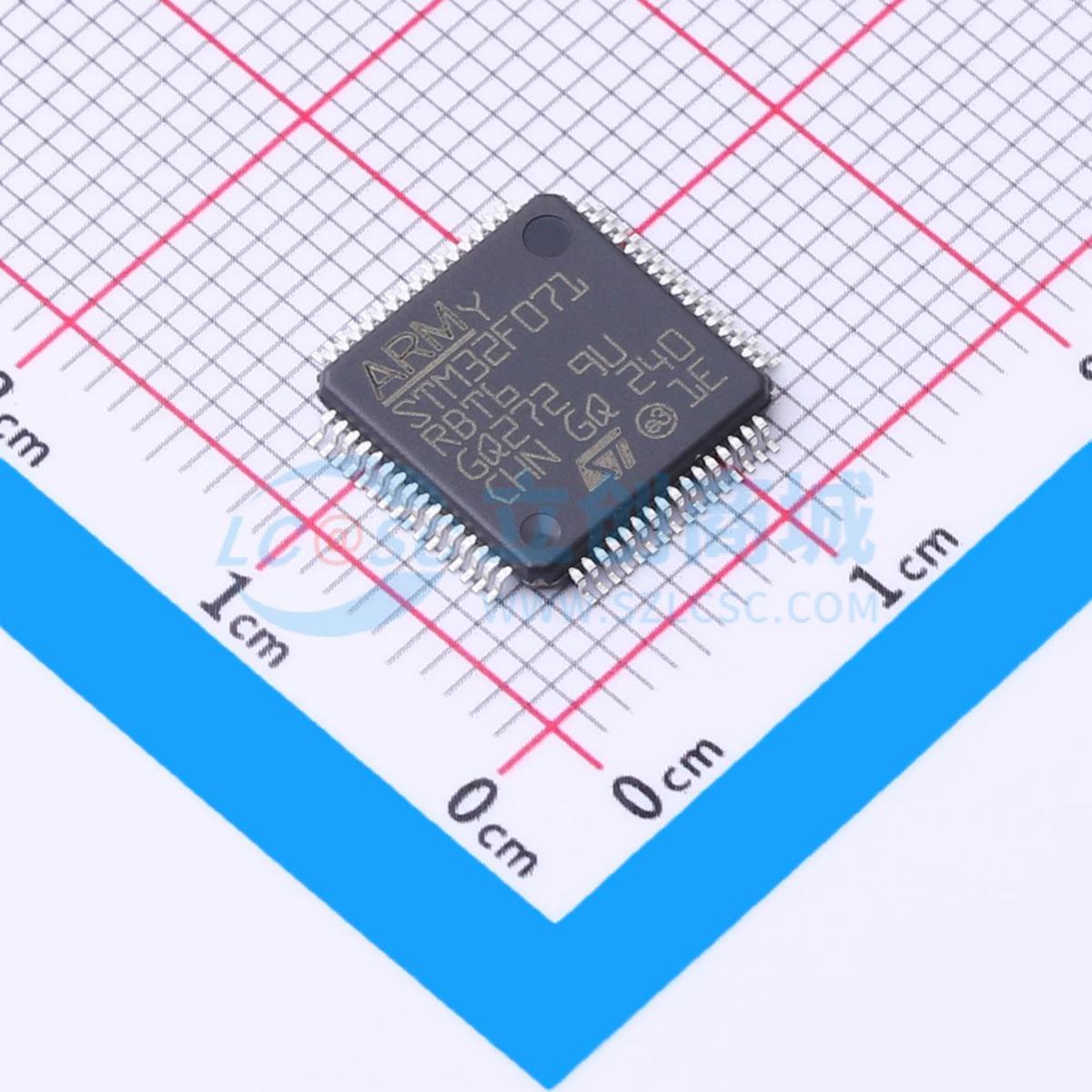 单片机(MCU/MPU/SOC) STM32F071RBT6TR LQFP-64(10x10) 原装正品