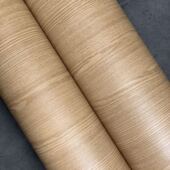 pvc导气槽原木纹背胶自粘墙纸壁纸翻新贴纸装 饰特厚贴膜波音软片