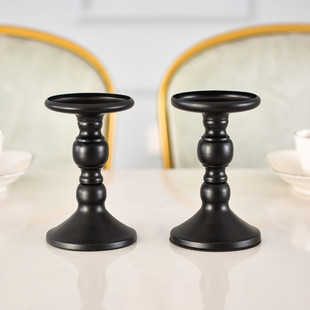 家居摆件风格 饰品蜡烛台 创意桌面烛台ins金属工艺欧美婚庆装
