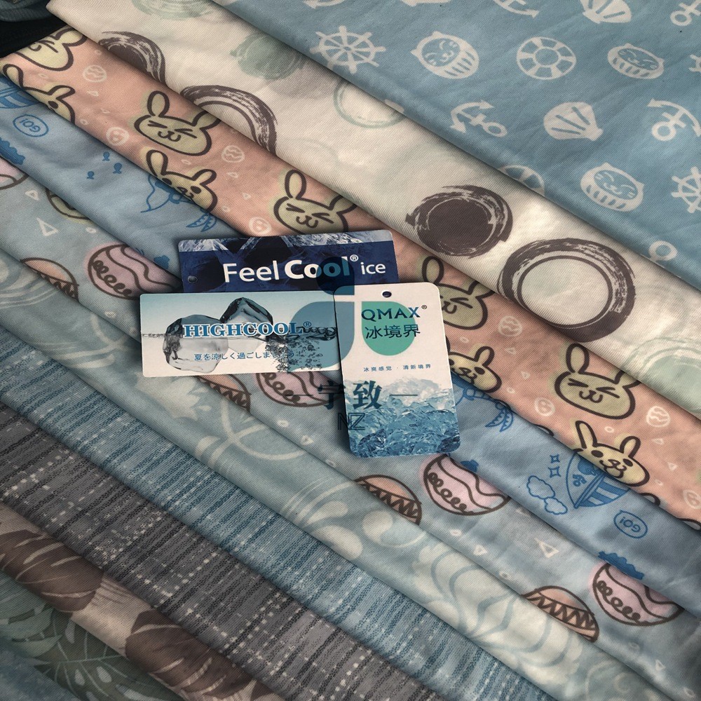 凉感丝横条锦纶玉石凉感尼龙家纺四件套空调夏凉被宠物垫狗窝面料