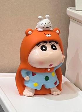 睡衣蜡笔小新摆件客厅桌面玄关装饰电视柜家居好物可爱创意手办